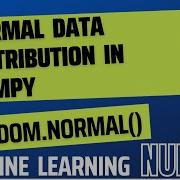 Normal Distribution In Numpy Python