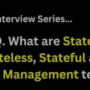 React Interview Series Q What Are State Stateless Stateful And State Management Terms