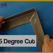 How To Cut Angle In 45 Degree Fabrication With Shoaib