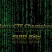 CTF Linux Challenge Cheat Sheet SUID