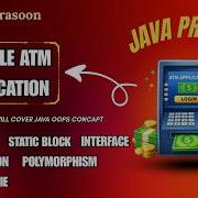 Java Project Simple ATM Application Using Java OOps