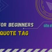 32 HTML Blockquote Tag HTML Cite Attribute Show Quoted Content From Different Sources Correctly