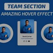 How To Create Our Team Section Using HTML And CSS Team Section Html Css Crown Coder