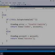 Captcha In ASP NET MVC Framework