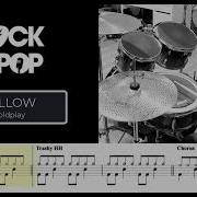 YELLOW Coldplay Trinity Rock And Pop Drums InitiaL Grade