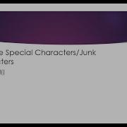 Core Java Remove Special Characters From String