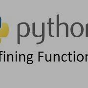 Python 3 6 Tutorial 11 Defining Functions