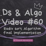 Radix Sort Algorithm Final Implementation In Data Structures And Algorithms Javascript Video 60