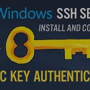 SSH для Windows с использованием открытого ключа