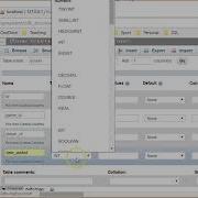Relational Databases 1 MySQL PhpMyAdmin