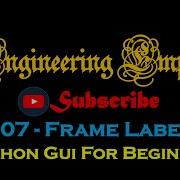07 All About FrameLabel Python GUI Tkinter For Beginners