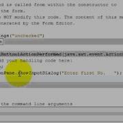 JOptionPane Class For Easy Input Output With Dialog Boxes Example 2