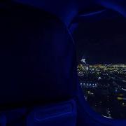 Takeoff Landing Dark Screen Airplane Ambience Flight Attendant Call Ding Reading Sleeping