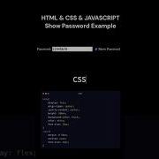 Show Password Using JavaScript Javascript Password