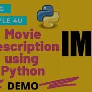 Movie Description In Python Demo Python Projects For Beginners