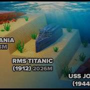 SHIPWRECKS Depth Comparison LEGO Animation