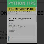 PYTHON PLOTS FILL BETWEEN PLOT Shorts Viral Coding Pythonforbeginners Space Pythontutorial