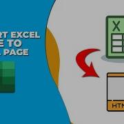 How To Convert Excel File To Html Page