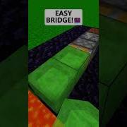 Minecraft How To Make A Moving BRIDGE NUNCA MUDA Shorts Minecraft