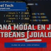 INTERFAZ GRÁFICA DE USUARIO JDialog MODAL Java Ejemplo COMO CREAR UN JDIALOG EN JAVA