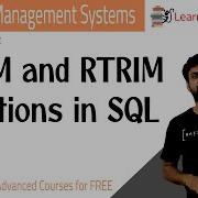 LTRIM And RTRIM Functions In SQL Lesson 58 DBMS Learning Monkey