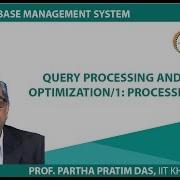 Query Processing And Optimization 1 Processing