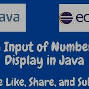 Array Input Of Numbers And Display In Java