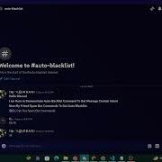 Anagha Presence Intent Verification Auto Blacklist Commands