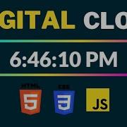 Digital Clock Using HTML CSS And JavaScript In Hindi Digital Clock Using JavaScript