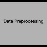 Data Preprocessing