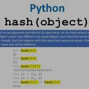 Функция Hash в Python простое руководство с примером
