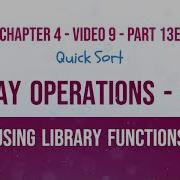 Quick Sort Using Library Functions STL S Sort And C S Qsort Using C With Programs