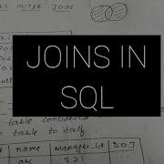 JOINS IN SQL With Example