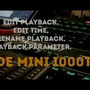CODE MINI 1000T Tutorial Menggunakan Edit Playback Edit Time Rename Cue Playback Parameter