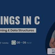 Strings In C With Shubham Agrawal GeeksforGeeks GATE GATE CSE