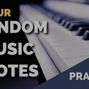 1 Hour Random Music Notes That Get Faster