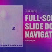 Create An Awesome Full Screen Navigation With Pure HTML CSS