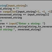 Python Program To Reverse A String Without Using Any Built In String Reversal Functions