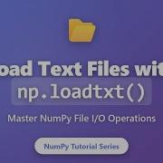 NumPy Loadtxt Tutorial Load Text Files Into Arrays Python Data Science