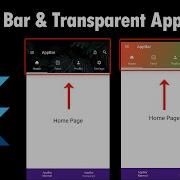 Flutter Tutorial App Bar Design UI Transparent App Bar