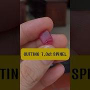 HOW TO PERFECTLY CUT A SPINEL GEMSTONE Shorts Gems Cuttingskills