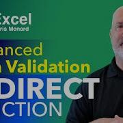 Excel Data Validation With The INDIRECT Function Excel Advanced