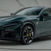 2024 Ferrari Purosangue Verde Almona Walkaround Engine Exhaust Sound