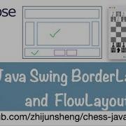 Java Chess 018 Java Swing BorderLayout And FlowLayout Example