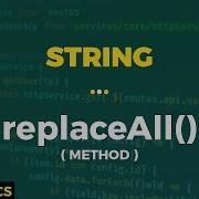 JavaScript String Methods Методы строк ReplaceAll