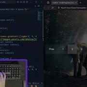 Creating A Stylish Pagination Design With Glassmorphism Effect HTML CSS Tutorial