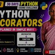 Python Decorators Explained In Hindi Day 27 Python Challenge Python Tutorial For Beginners