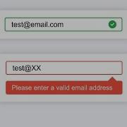 HTML CSS JS How To Validate Email Email Validation