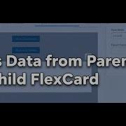 OS66 Передача данных от родительского элемента FlexCard к дочернему Пользовательский источник