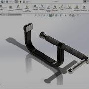 Design A C Clamp Use Solidworks